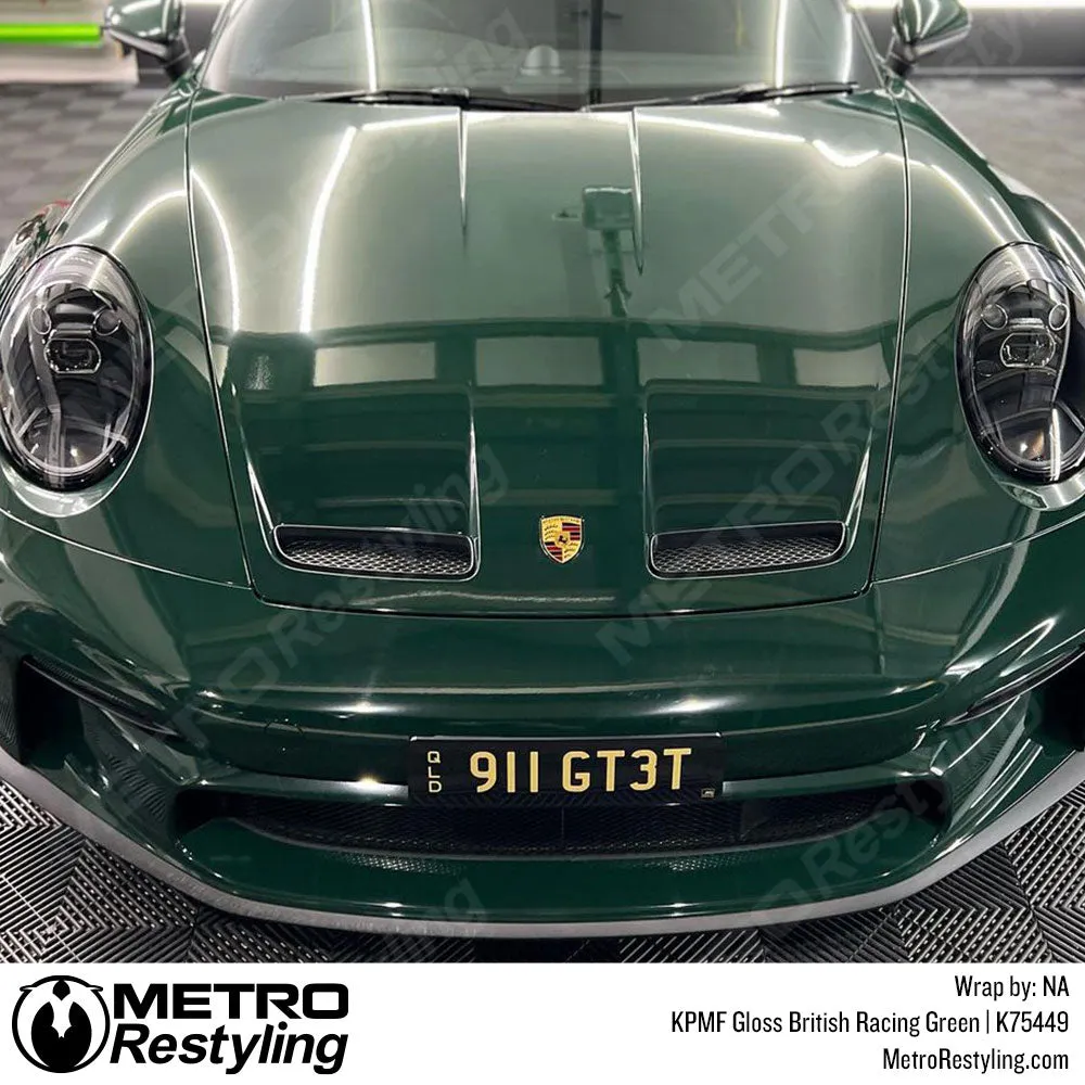 KPMF K75400 Gloss British Racing Green Vinyl Wrap K75449