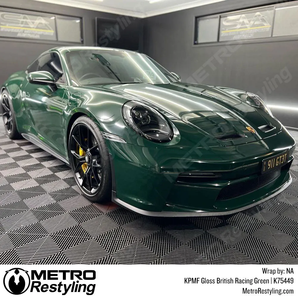 KPMF K75400 Gloss British Racing Green Vinyl Wrap K75449