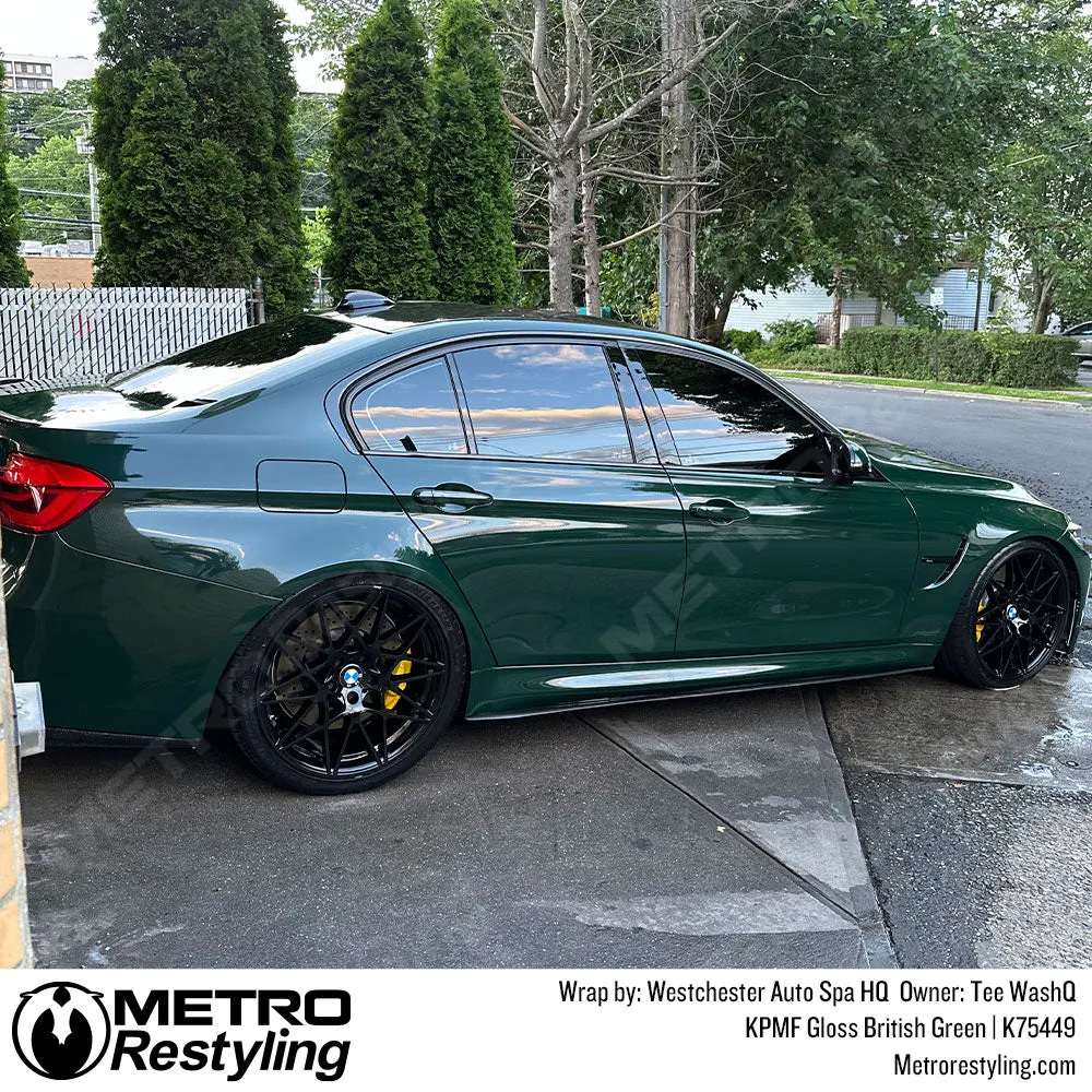 KPMF K75400 Gloss British Racing Green Vinyl Wrap K75449