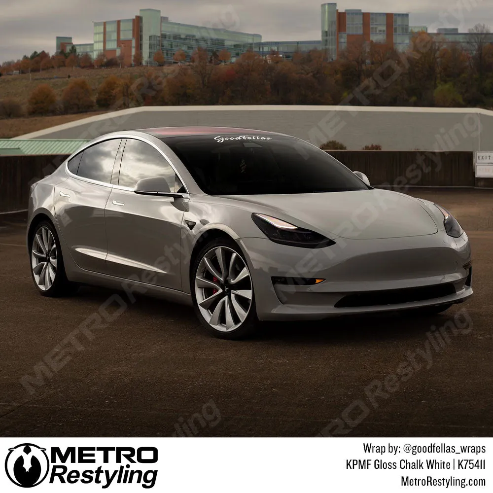 KPMF K75400 Gloss Chalk White Vinyl Wrap | K75411