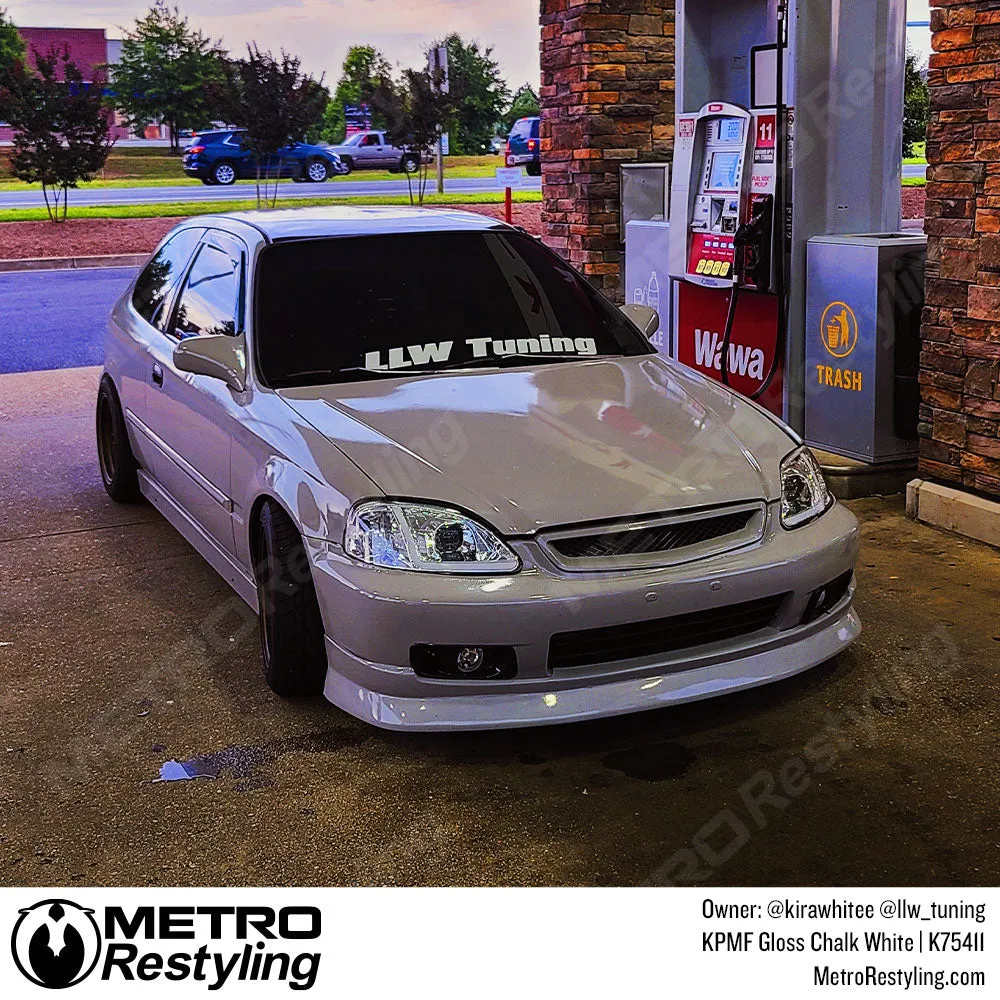 KPMF K75400 Gloss Chalk White Vinyl Wrap | K75411