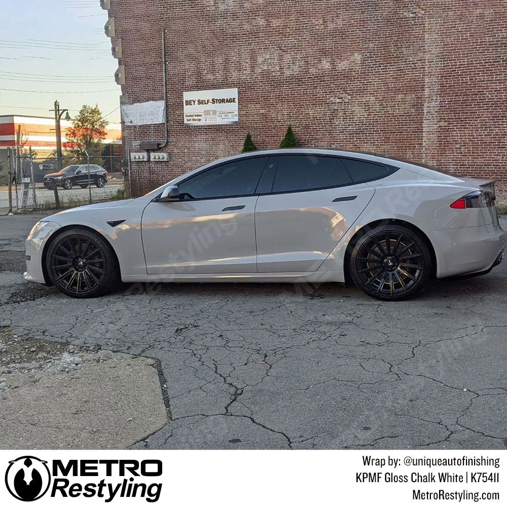 KPMF K75400 Gloss Chalk White Vinyl Wrap | K75411