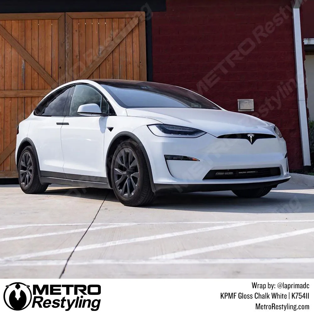 KPMF K75400 Gloss Chalk White Vinyl Wrap | K75411