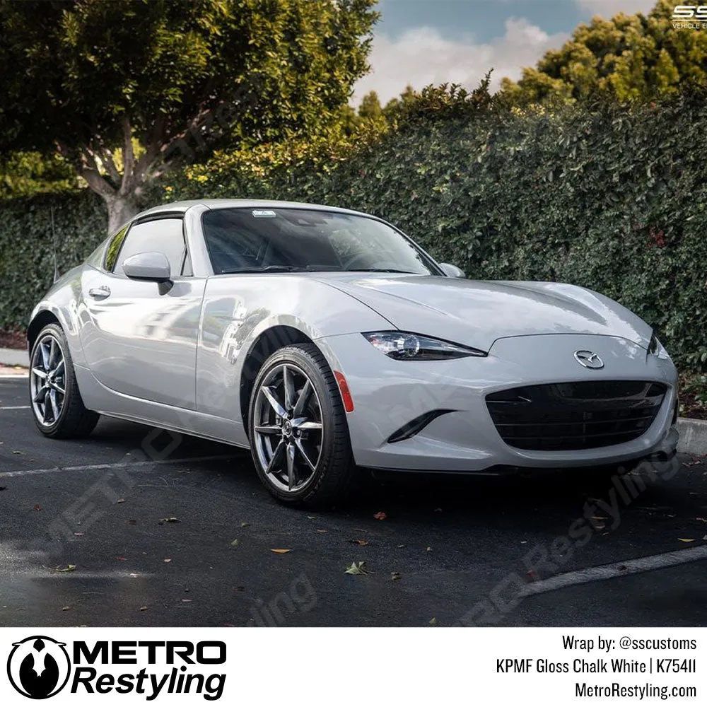 KPMF K75400 Gloss Chalk White Vinyl Wrap | K75411