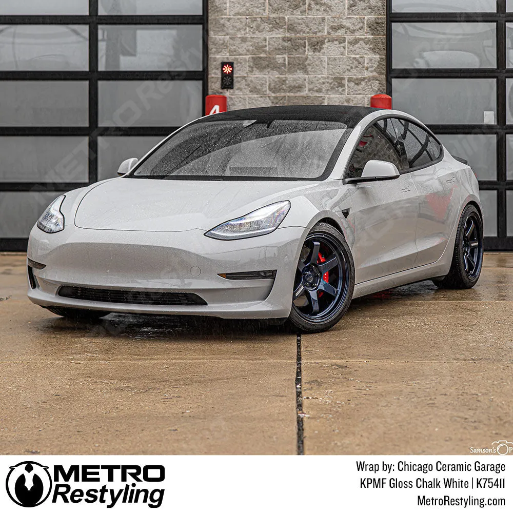 KPMF K75400 Gloss Chalk White Vinyl Wrap | K75411