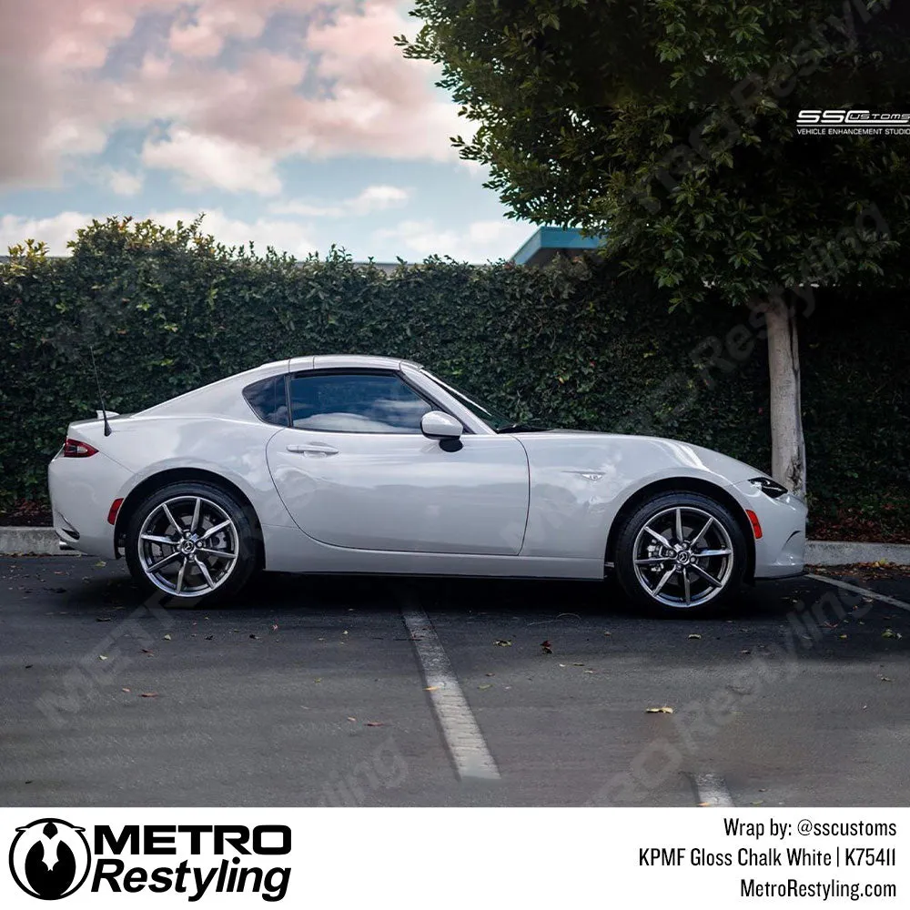 KPMF K75400 Gloss Chalk White Vinyl Wrap | K75411