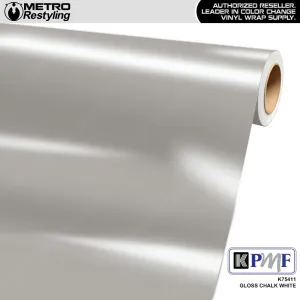 KPMF K75400 Gloss Chalk White Vinyl Wrap | K75411