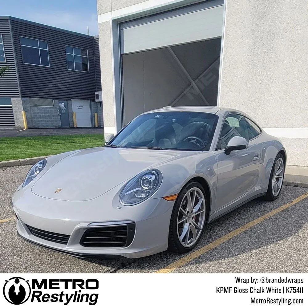 KPMF K75400 Gloss Chalk White Vinyl Wrap | K75411