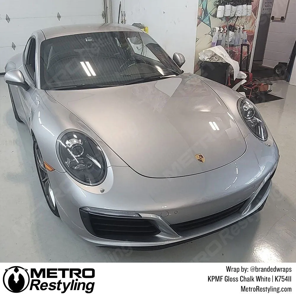 KPMF K75400 Gloss Chalk White Vinyl Wrap | K75411