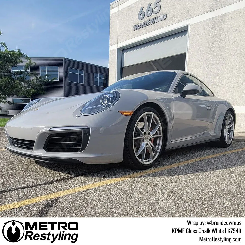 KPMF K75400 Gloss Chalk White Vinyl Wrap | K75411
