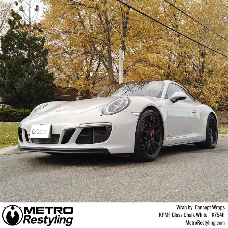 KPMF K75400 Gloss Chalk White Vinyl Wrap | K75411