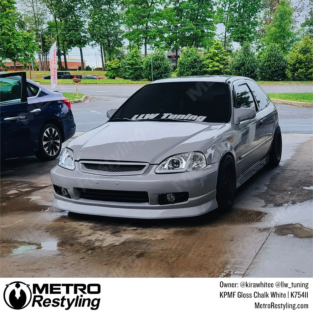 KPMF K75400 Gloss Chalk White Vinyl Wrap | K75411