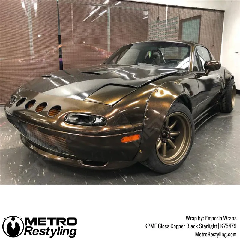 KPMF K75400 Gloss Copper Black Starlight Iridescent Vinyl Wrap | K75479