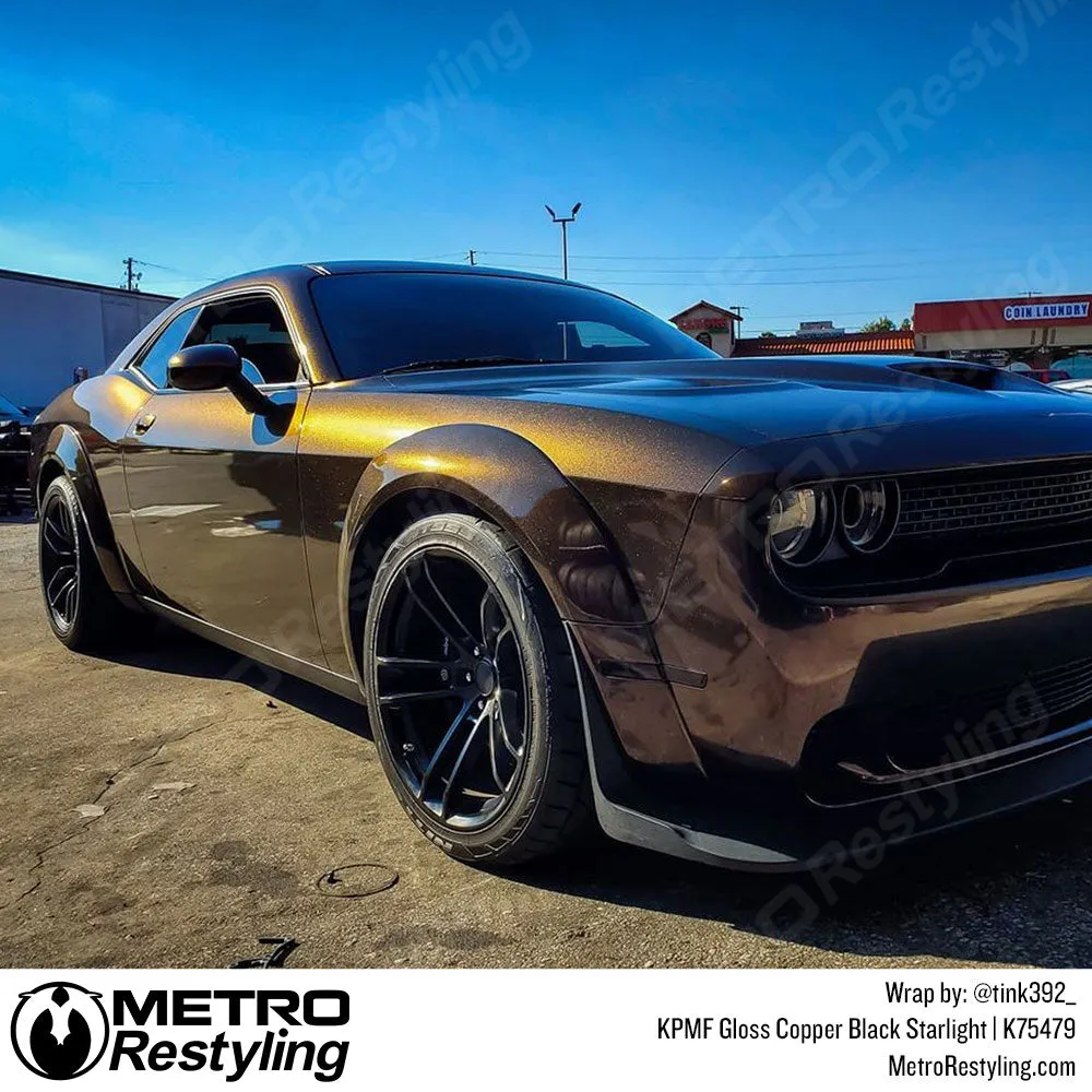 KPMF K75400 Gloss Copper Black Starlight Iridescent Vinyl Wrap | K75479