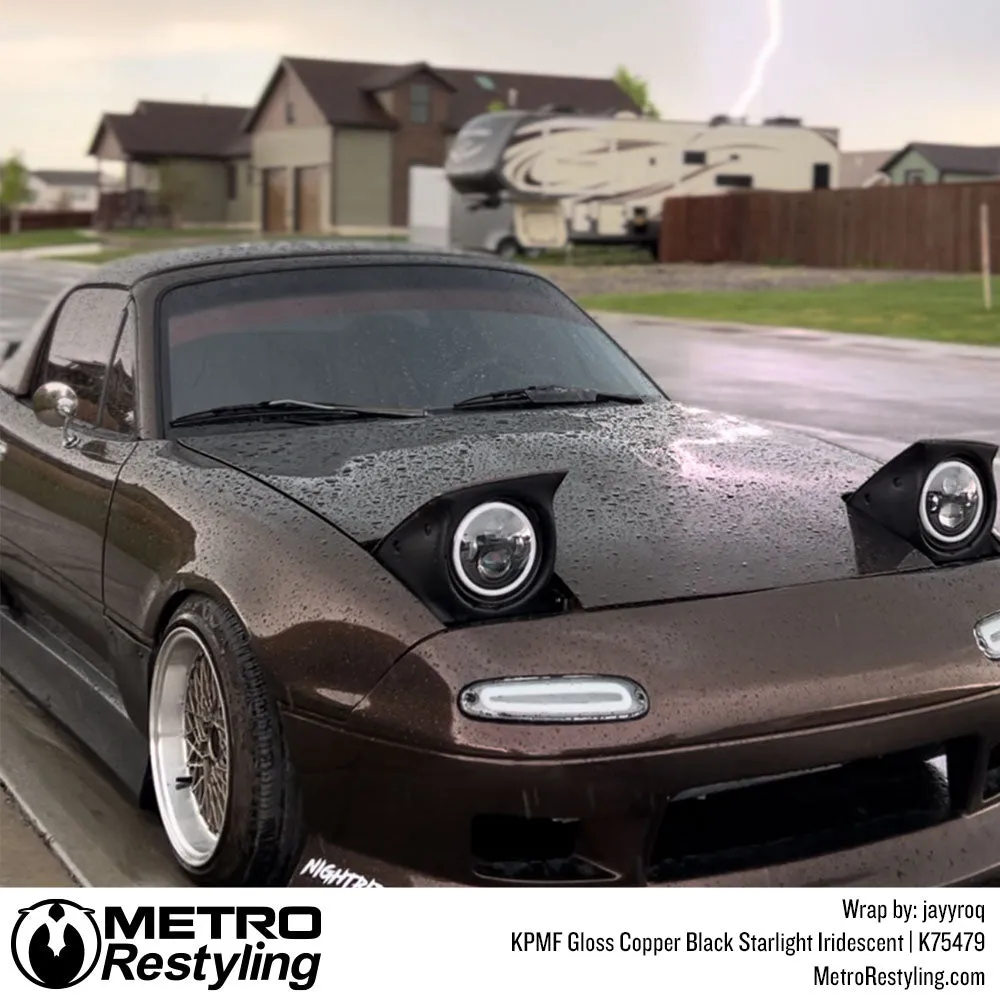 KPMF K75400 Gloss Copper Black Starlight Iridescent Vinyl Wrap | K75479