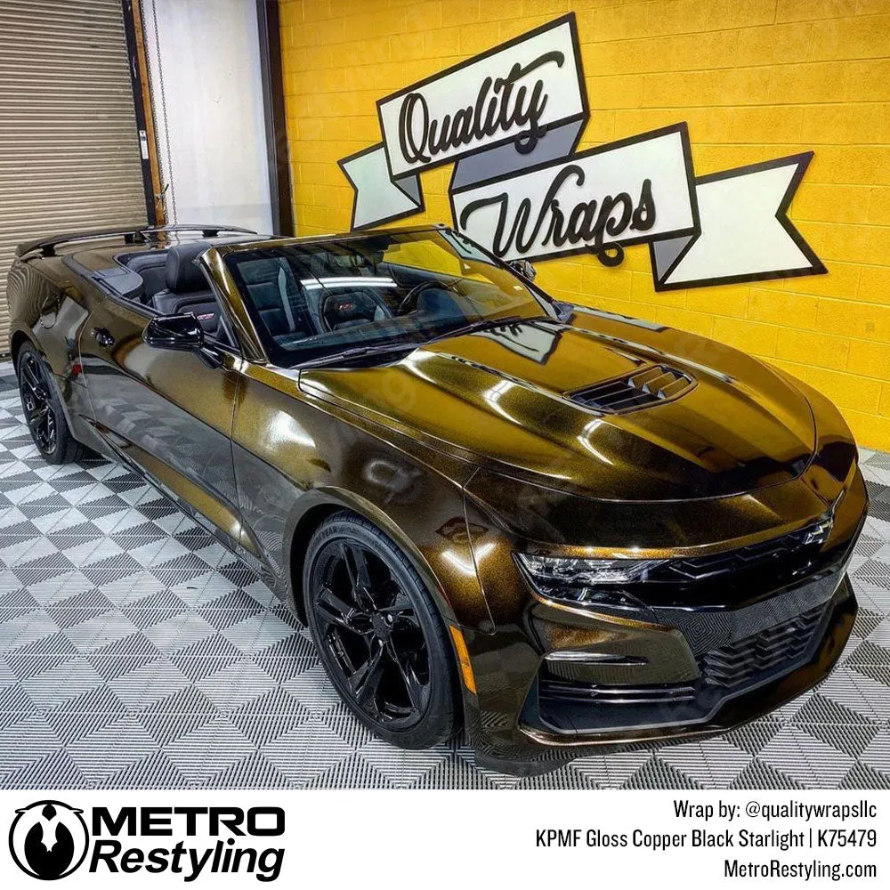 KPMF K75400 Gloss Copper Black Starlight Iridescent Vinyl Wrap | K75479