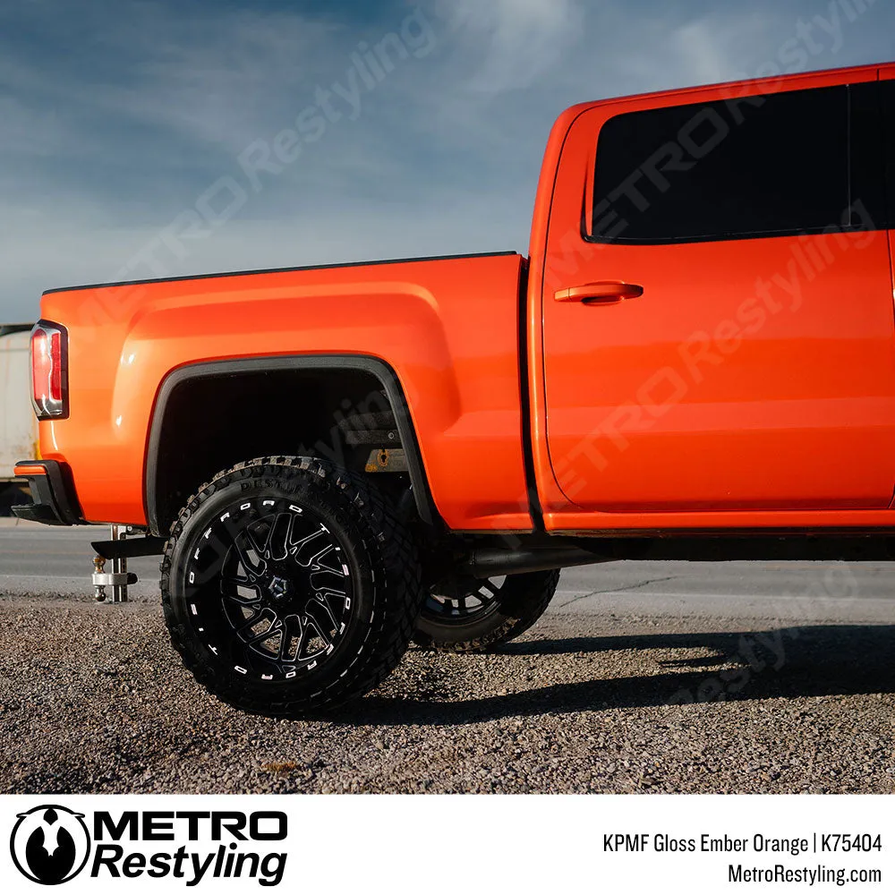 KPMF K75400 Gloss Ember Orange Vinyl Wrap | K75404