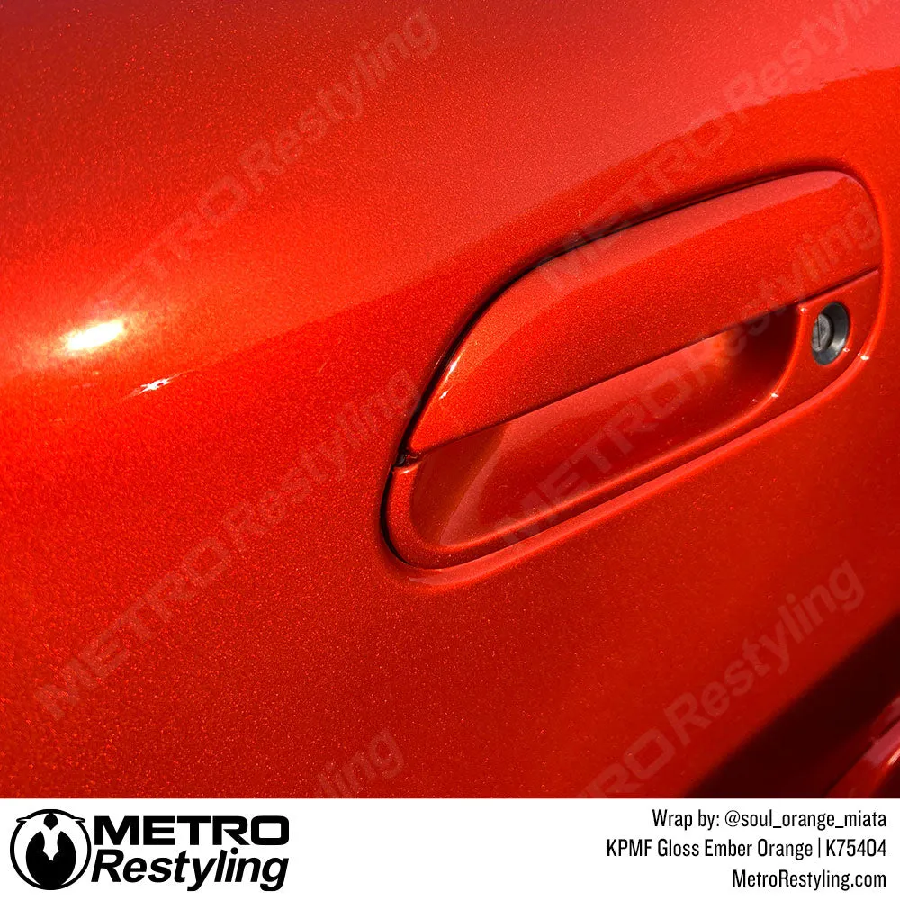 KPMF K75400 Gloss Ember Orange Vinyl Wrap | K75404