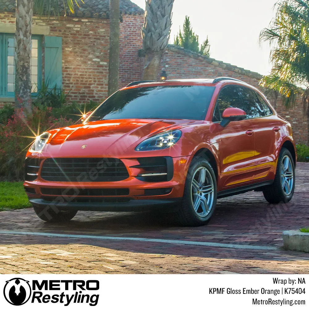 KPMF K75400 Gloss Ember Orange Vinyl Wrap | K75404
