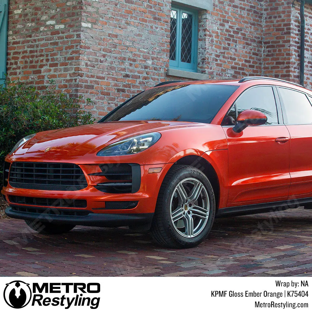 KPMF K75400 Gloss Ember Orange Vinyl Wrap | K75404