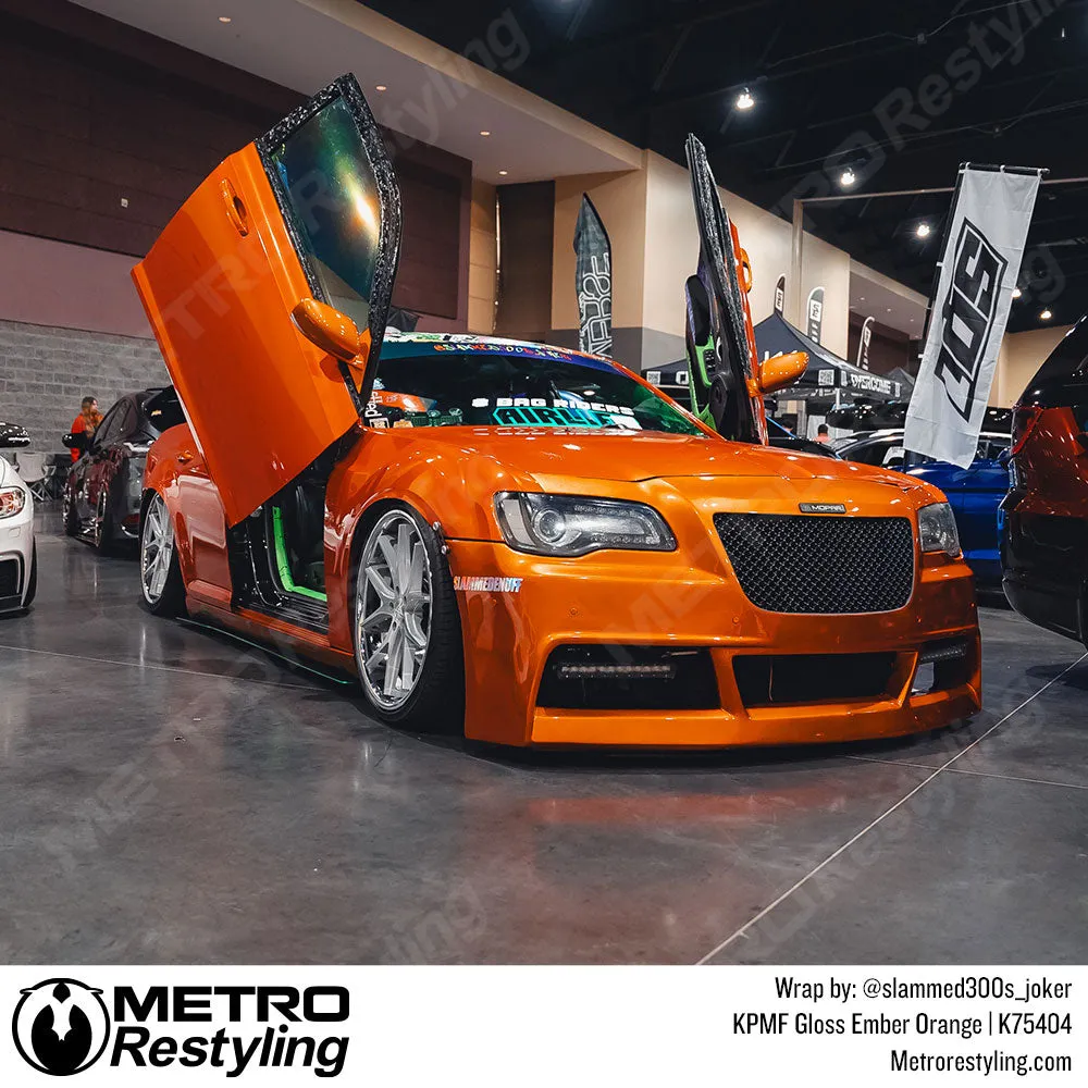 KPMF K75400 Gloss Ember Orange Vinyl Wrap | K75404