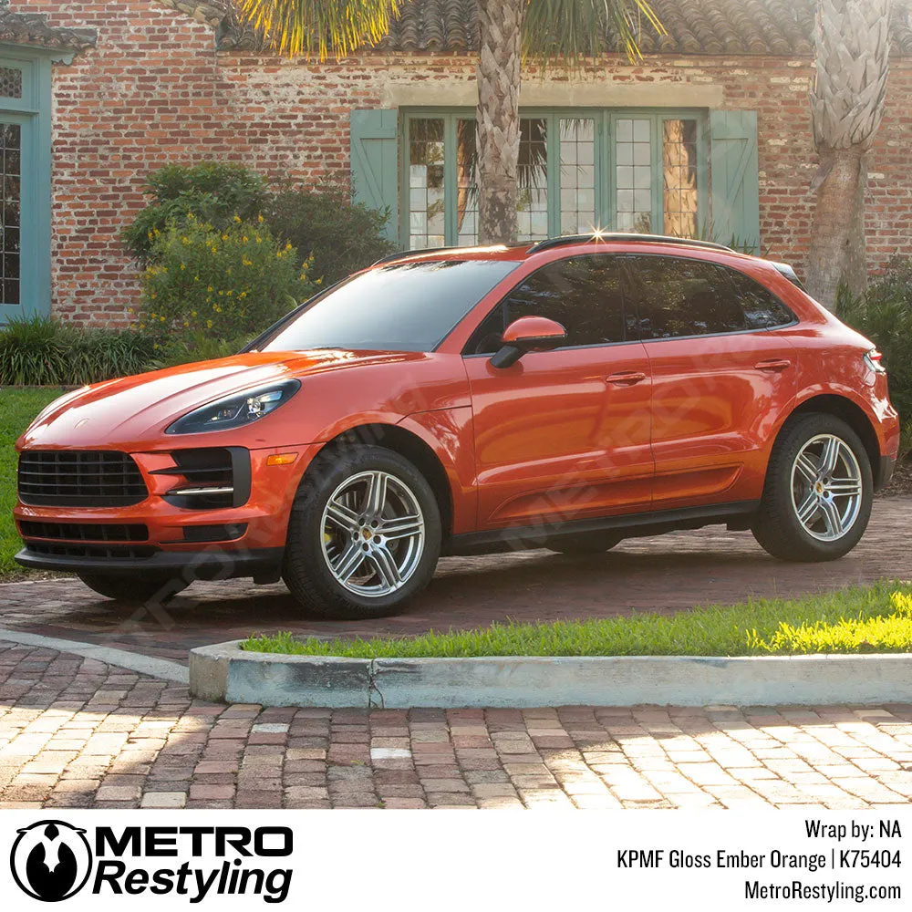 KPMF K75400 Gloss Ember Orange Vinyl Wrap | K75404