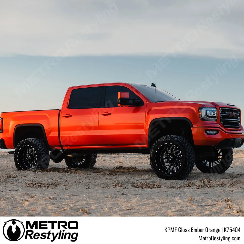 KPMF K75400 Gloss Ember Orange Vinyl Wrap | K75404
