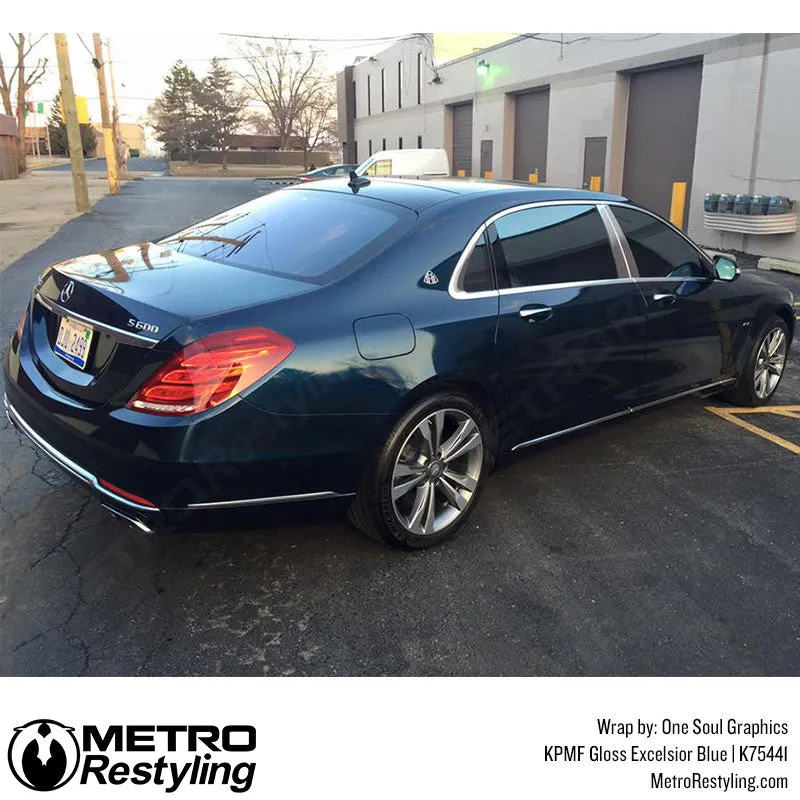 KPMF K75400 Gloss Excelsior Blue Vinyl Wrap | K75441