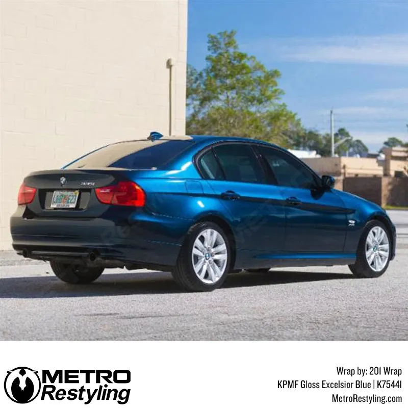 KPMF K75400 Gloss Excelsior Blue Vinyl Wrap | K75441