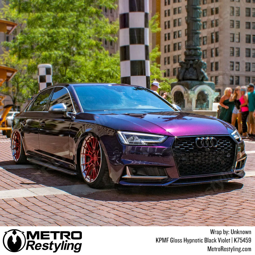 KPMF K75400 Gloss Hypnotic Black Violet Vinyl Wrap | K75459