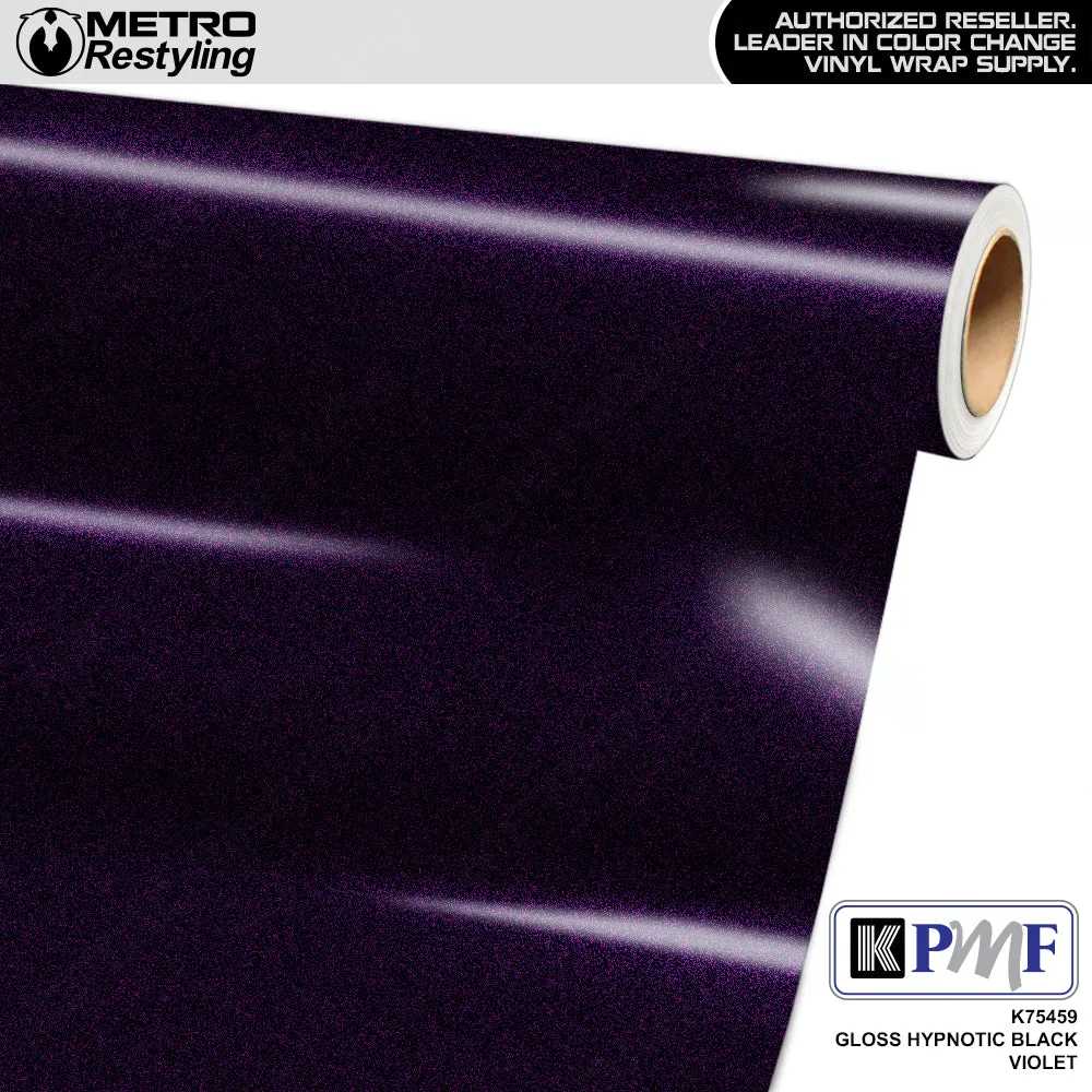 KPMF K75400 Gloss Hypnotic Black Violet Vinyl Wrap | K75459