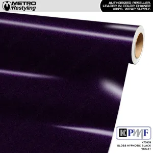 KPMF K75400 Gloss Hypnotic Black Violet Vinyl Wrap | K75459