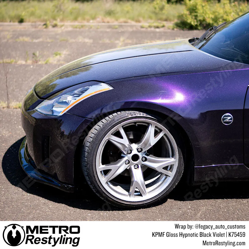 KPMF K75400 Gloss Hypnotic Black Violet Vinyl Wrap | K75459
