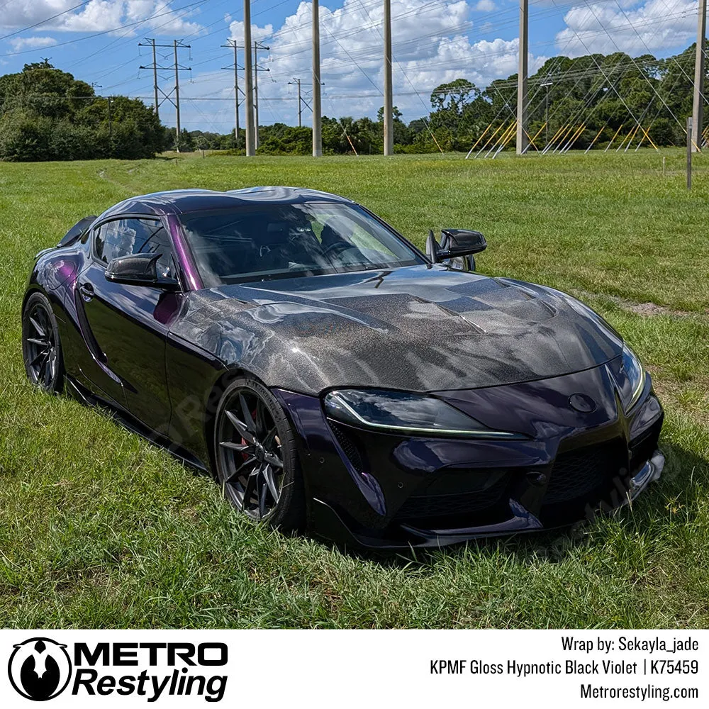 KPMF K75400 Gloss Hypnotic Black Violet Vinyl Wrap | K75459
