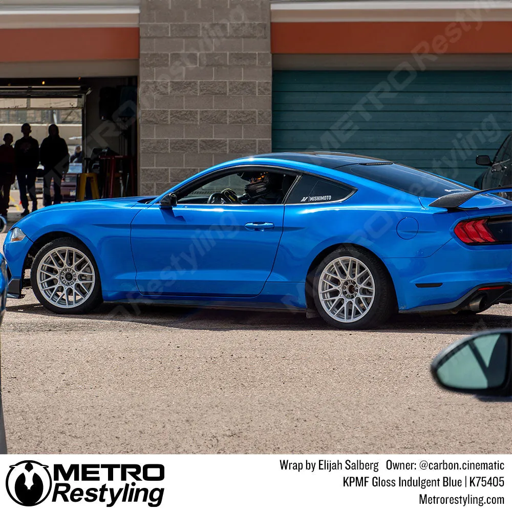 KPMF K75400 Gloss Indulgent Blue Vinyl Wrap | K75405