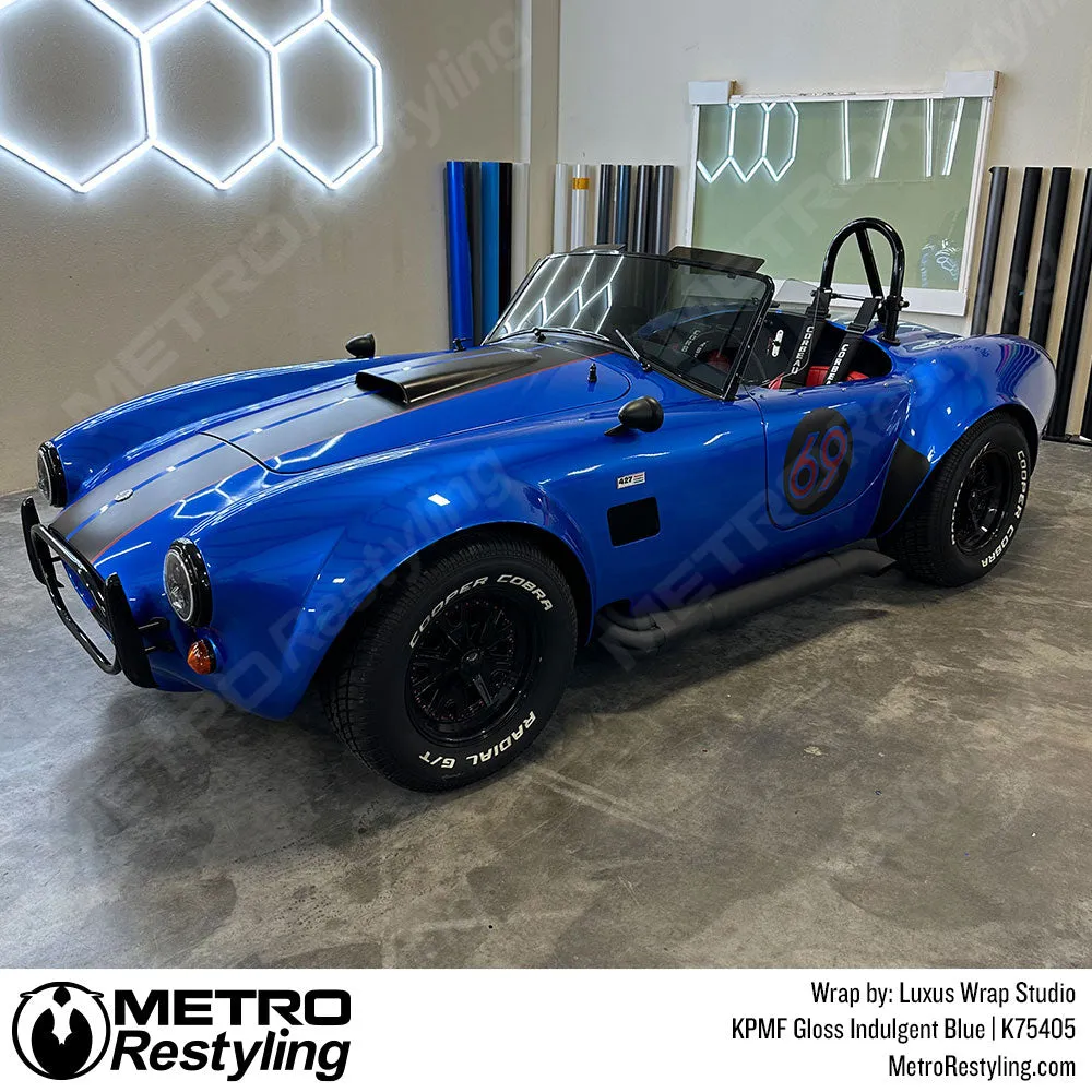 KPMF K75400 Gloss Indulgent Blue Vinyl Wrap | K75405