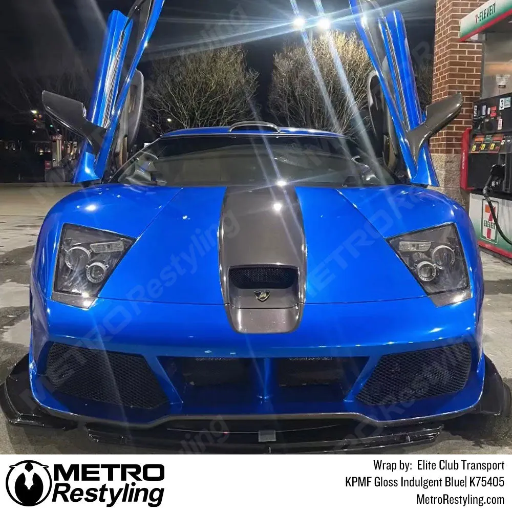 KPMF K75400 Gloss Indulgent Blue Vinyl Wrap | K75405