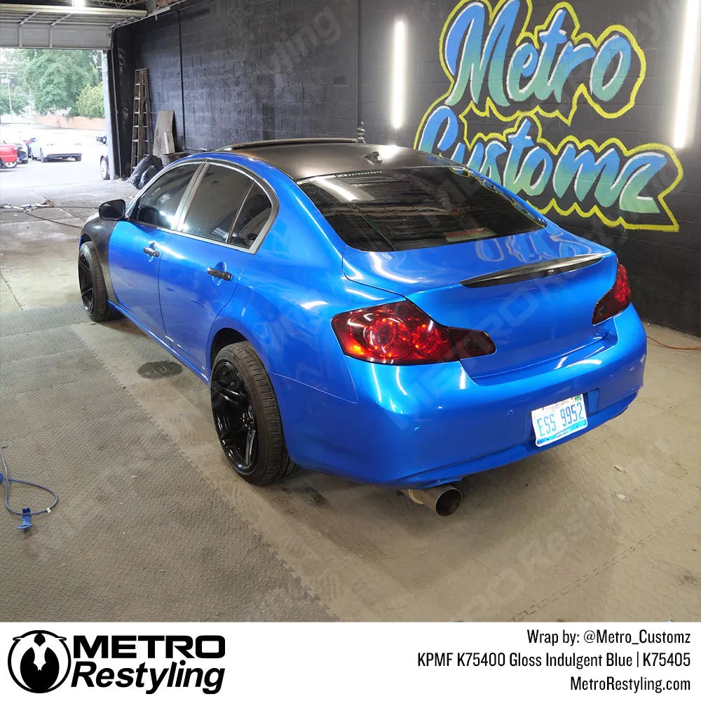 KPMF K75400 Gloss Indulgent Blue Vinyl Wrap | K75405