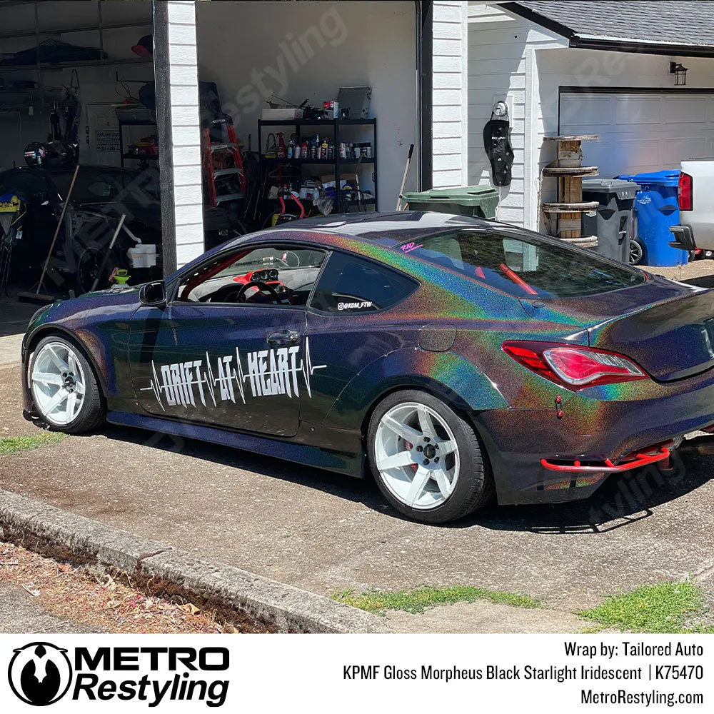 KPMF K75400 Gloss Morpheus Black Starlight Iridescent Vinyl Wrap | K75470