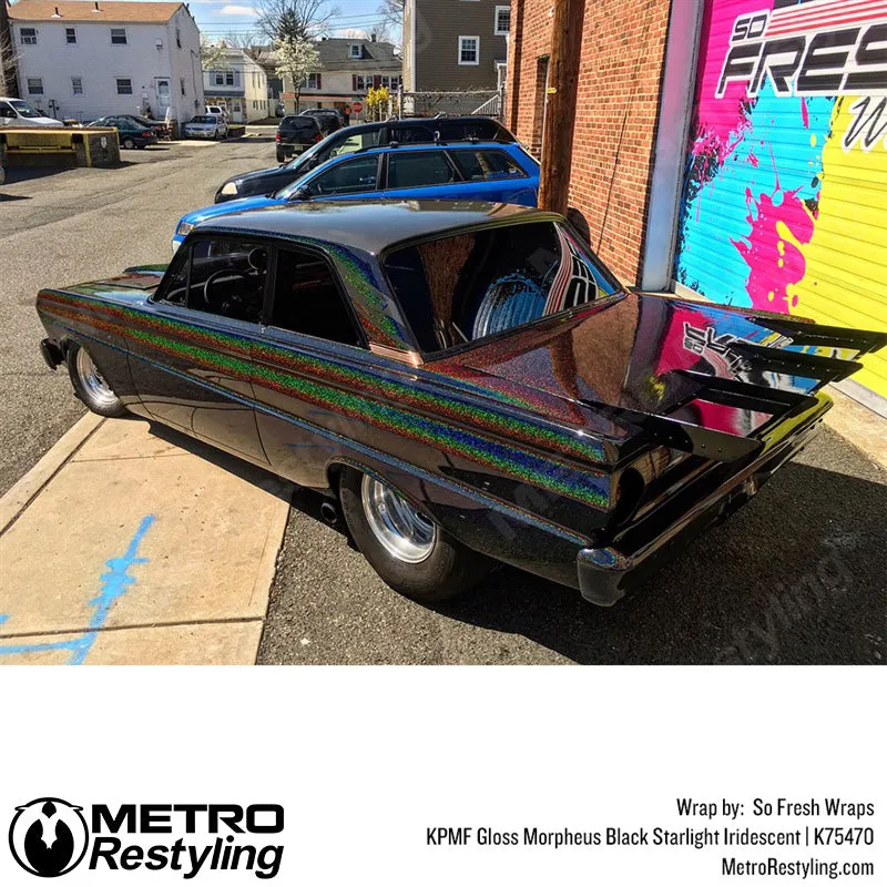 KPMF K75400 Gloss Morpheus Black Starlight Iridescent Vinyl Wrap | K75470
