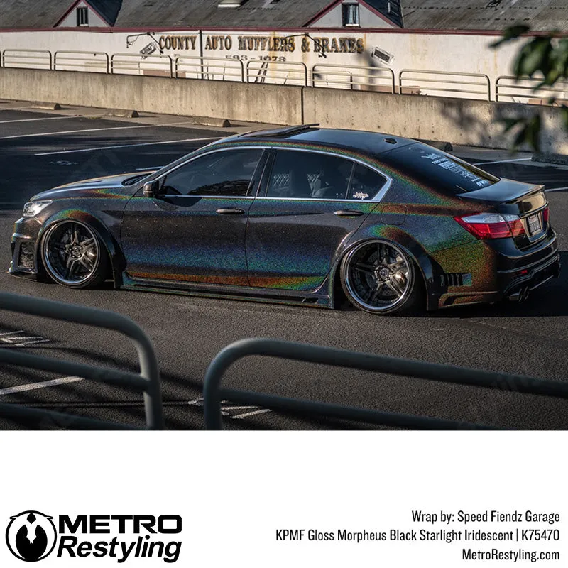 KPMF K75400 Gloss Morpheus Black Starlight Iridescent Vinyl Wrap | K75470