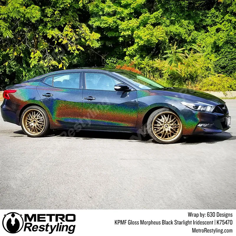 KPMF K75400 Gloss Morpheus Black Starlight Iridescent Vinyl Wrap | K75470
