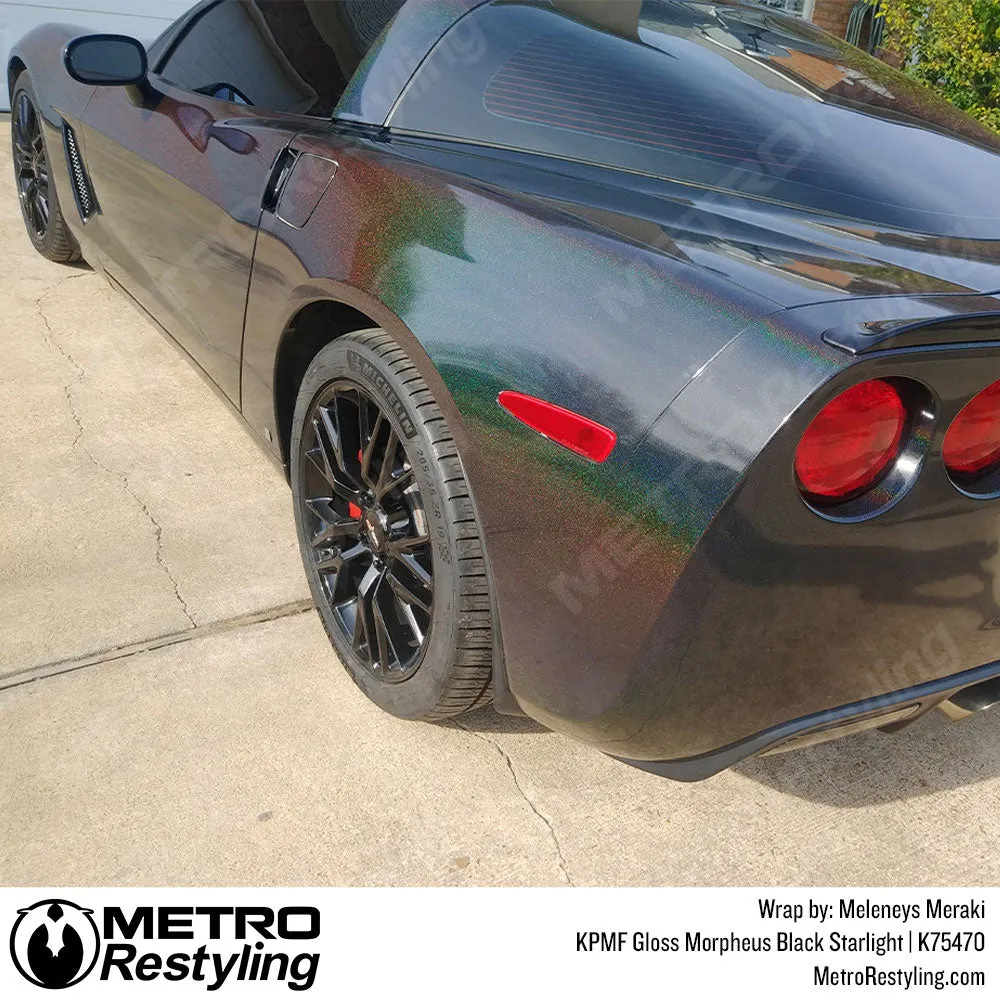 KPMF K75400 Gloss Morpheus Black Starlight Iridescent Vinyl Wrap | K75470
