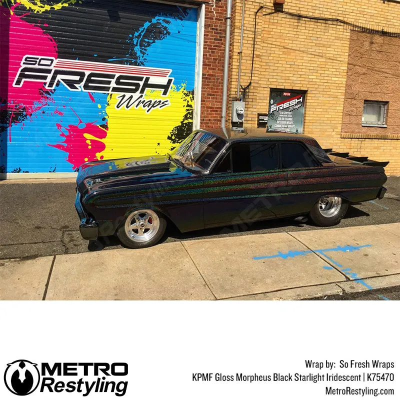 KPMF K75400 Gloss Morpheus Black Starlight Iridescent Vinyl Wrap | K75470