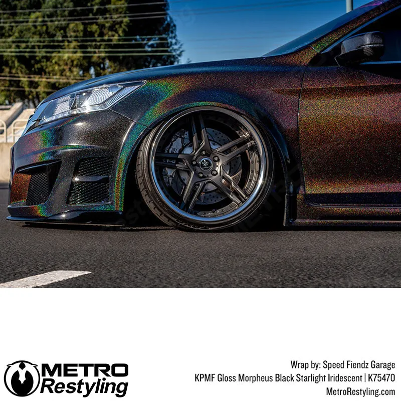 KPMF K75400 Gloss Morpheus Black Starlight Iridescent Vinyl Wrap | K75470
