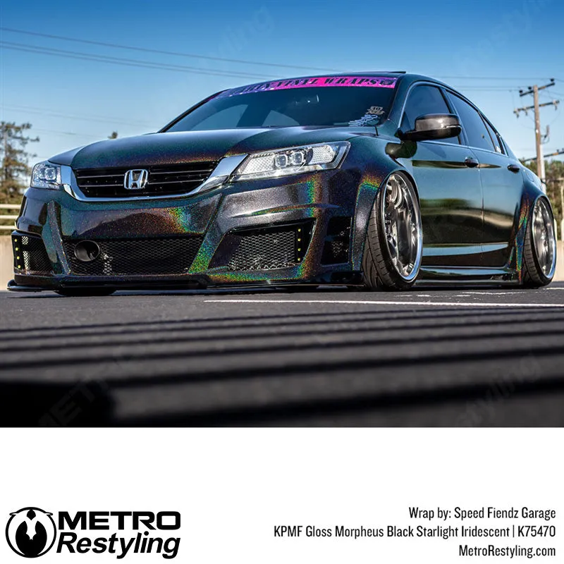 KPMF K75400 Gloss Morpheus Black Starlight Iridescent Vinyl Wrap | K75470