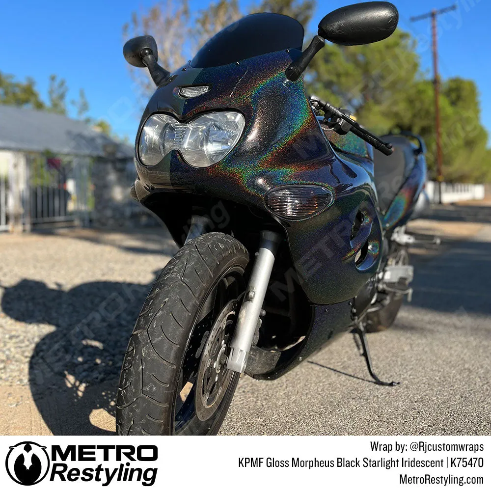 KPMF K75400 Gloss Morpheus Black Starlight Iridescent Vinyl Wrap | K75470