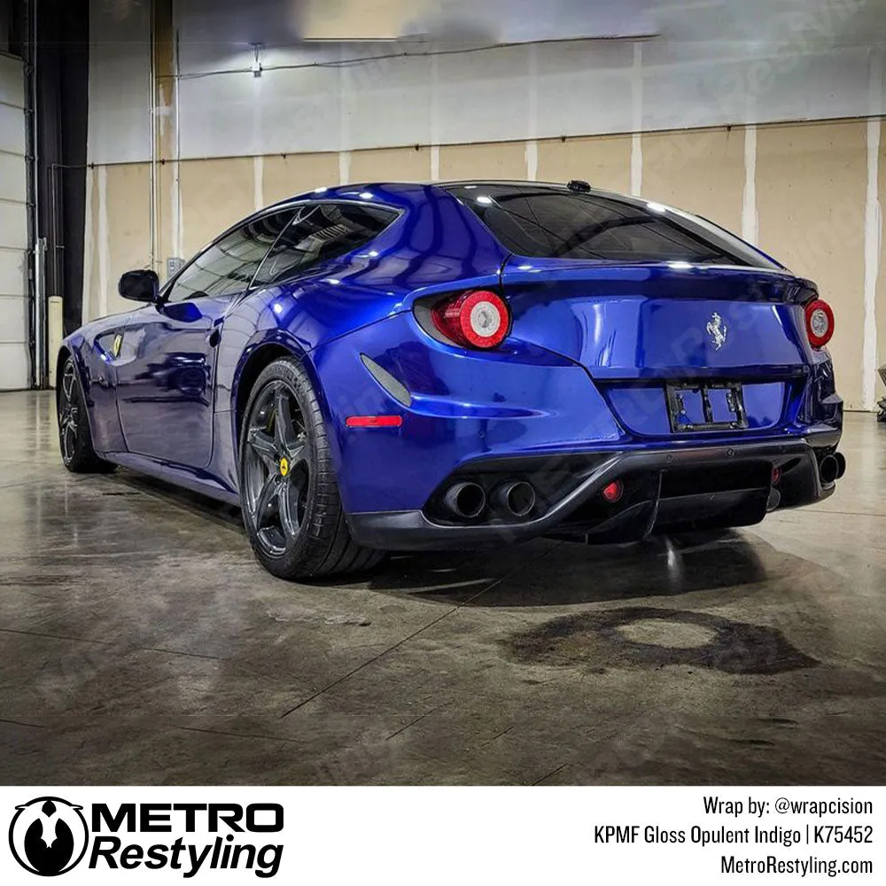 KPMF K75400 Gloss Opulent Indigo Vinyl Wrap | K75452