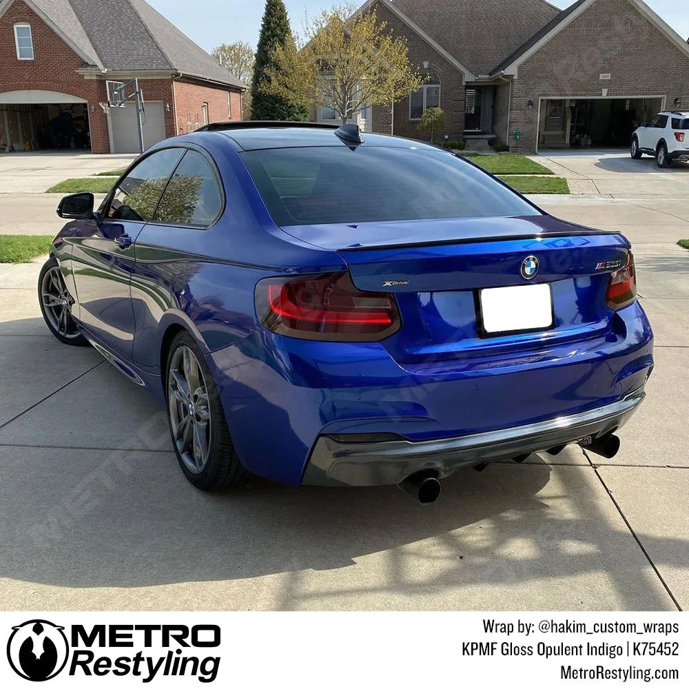 KPMF K75400 Gloss Opulent Indigo Vinyl Wrap | K75452