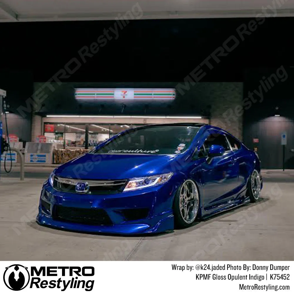 KPMF K75400 Gloss Opulent Indigo Vinyl Wrap | K75452